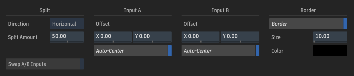 Splitsville user interface